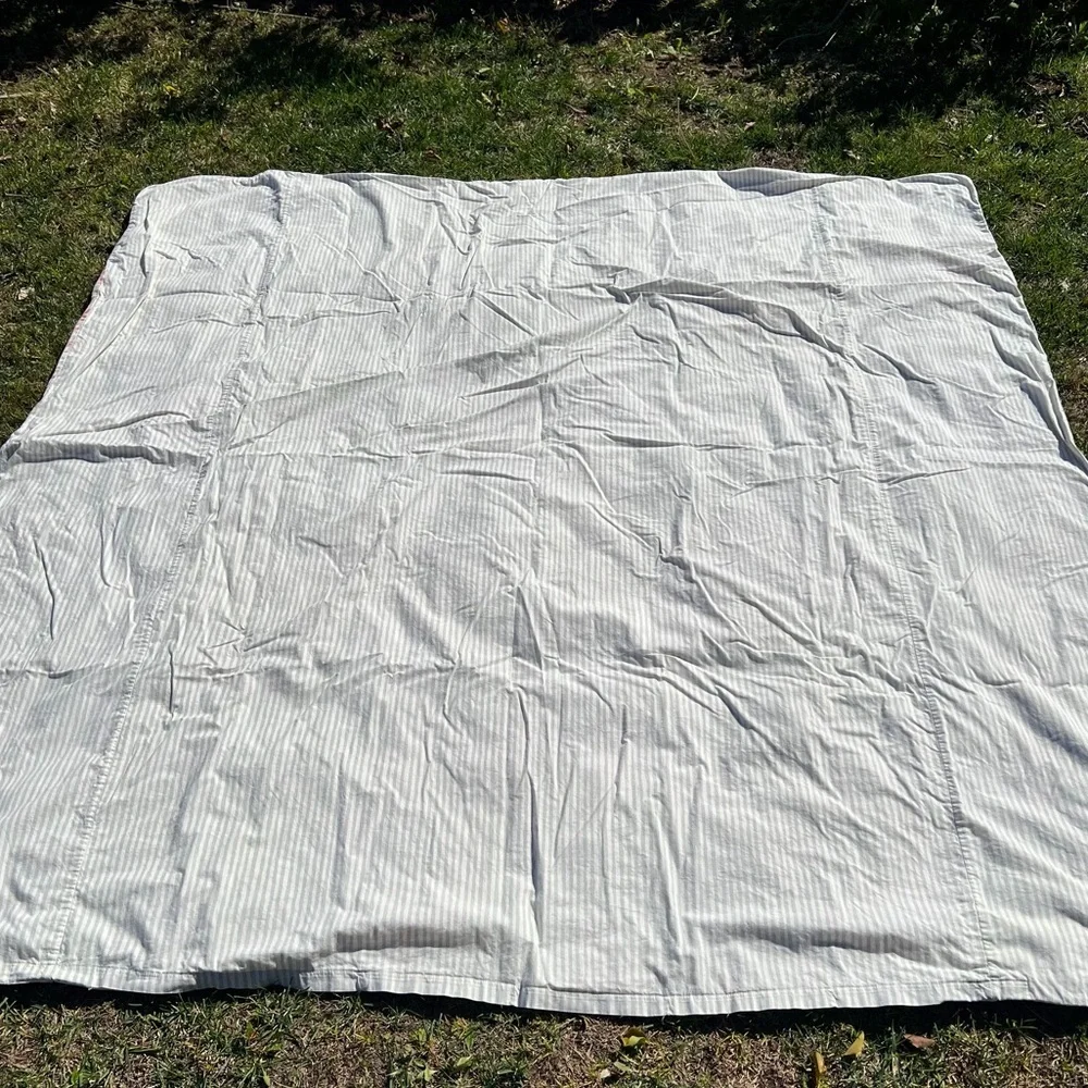 VTG Cottage Country Shabby Duvet Cover Reversible Roses Stripes Ralph Lauren?